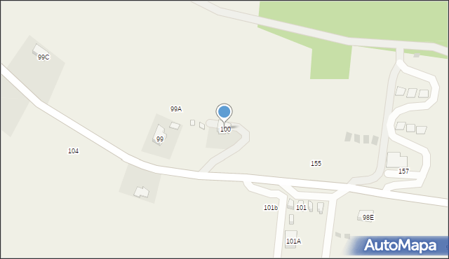 Bóbrka, Bóbrka, 100, mapa Bóbrka