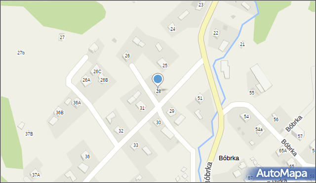 Bóbrka, Bóbrka, 28, mapa Bóbrka