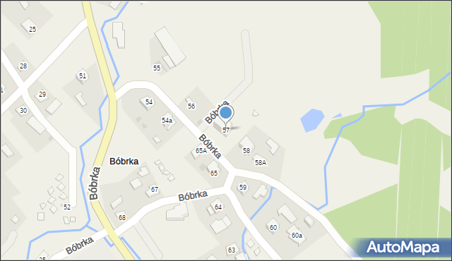 Bóbrka, Bóbrka, 57, mapa Bóbrka