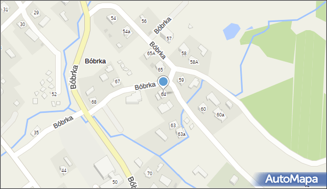 Bóbrka, Bóbrka, 64, mapa Bóbrka