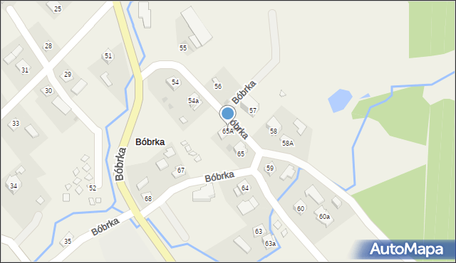 Bóbrka, Bóbrka, 65A, mapa Bóbrka