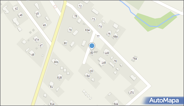 Bóbrka, Bóbrka, 82, mapa Bóbrka