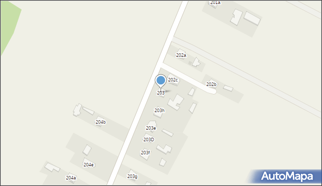 Bobrowa, Bobrowa, 203, mapa Bobrowa