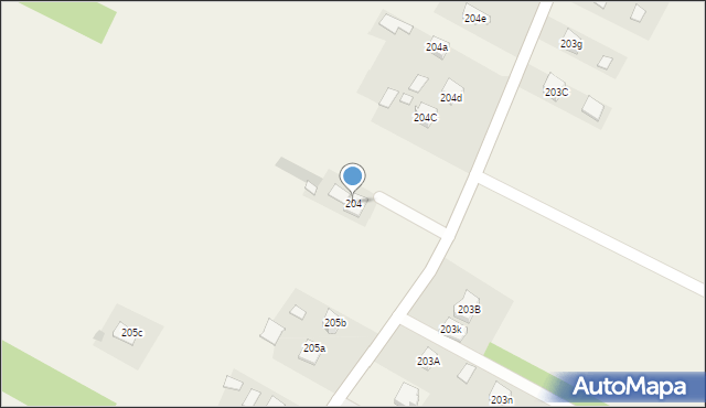 Bobrowa, Bobrowa, 204, mapa Bobrowa