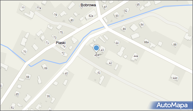 Bobrowa, Bobrowa, 42A, mapa Bobrowa