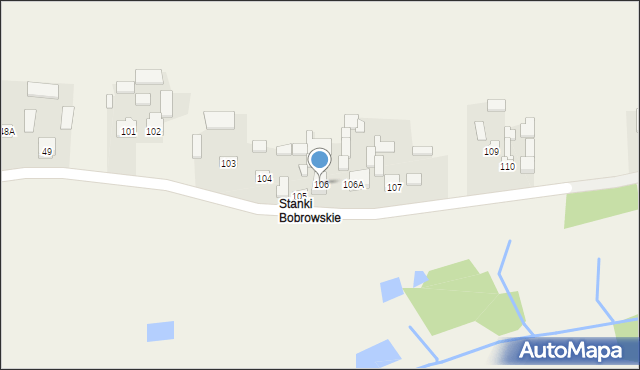 Bobrowa, Bobrowa, 106, mapa Bobrowa