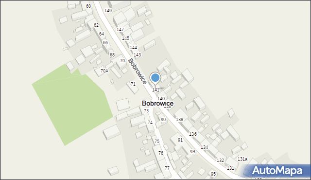 Bobrowice, Bobrowice, 141, mapa Bobrowice