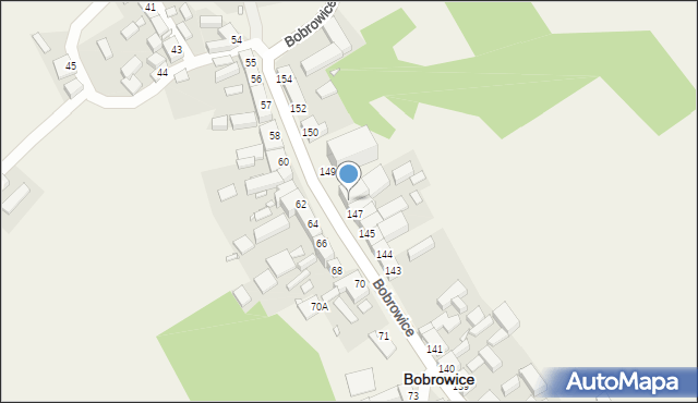 Bobrowice, Bobrowice, 148, mapa Bobrowice