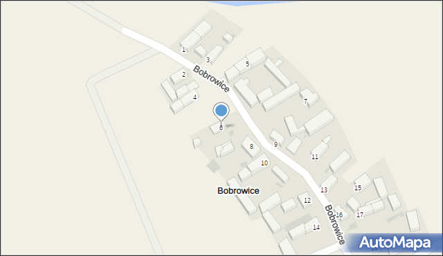 Bobrowice, Bobrowice, 6, mapa Bobrowice