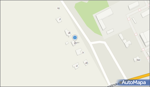 Bobrowiczki, Bobrowiczki, 1D, mapa Bobrowiczki