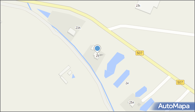 Bobrowiec, Bobrowiec, 23, mapa Bobrowiec