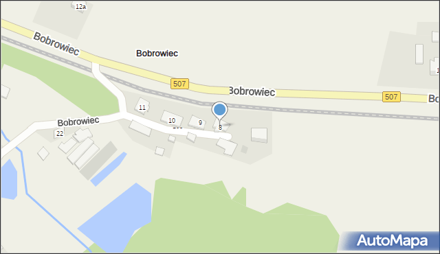 Bobrowiec, Bobrowiec, 8, mapa Bobrowiec