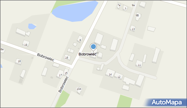 Bobrowiec, Bobrowiec, 10, mapa Bobrowiec