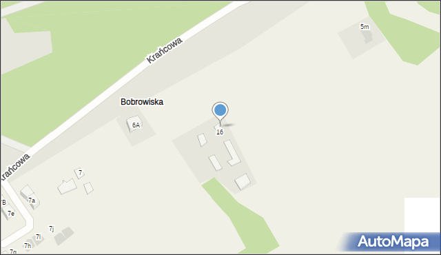 Bobrowiska, Bobrowiska, 6, mapa Bobrowiska