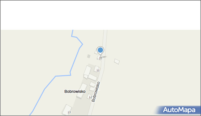 Bobrowisko, Bobrowisko, 10, mapa Bobrowisko