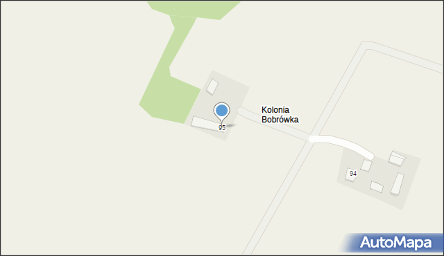 Bobrówka, Bobrówka, 95, mapa Bobrówka