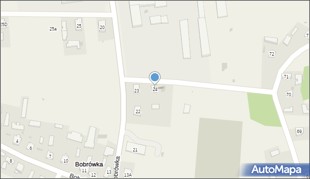 Bobrówka, Bobrówka, 24, mapa Bobrówka
