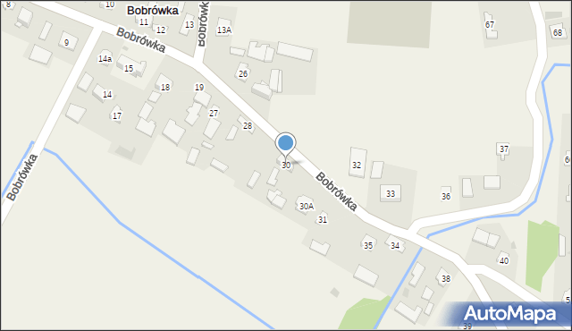 Bobrówka, Bobrówka, 30, mapa Bobrówka