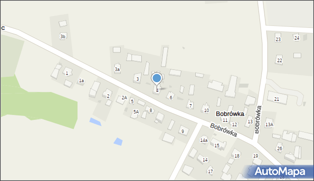 Bobrówka, Bobrówka, 4, mapa Bobrówka