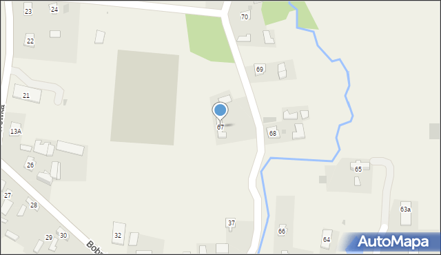 Bobrówka, Bobrówka, 67, mapa Bobrówka