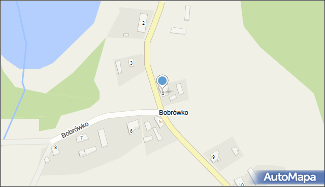 Bobrówko, Bobrówko, 4, mapa Bobrówko