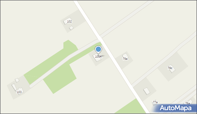 Bobrownickie Pole, Bobrownickie Pole, 103A, mapa Bobrownickie Pole