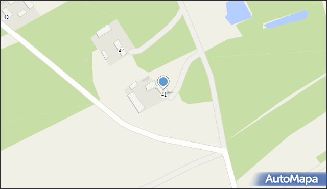 Bobrownickie Pole, Bobrownickie Pole, 41, mapa Bobrownickie Pole