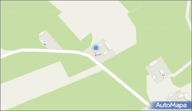 Bobrownickie Pole, Bobrownickie Pole, 43, mapa Bobrownickie Pole