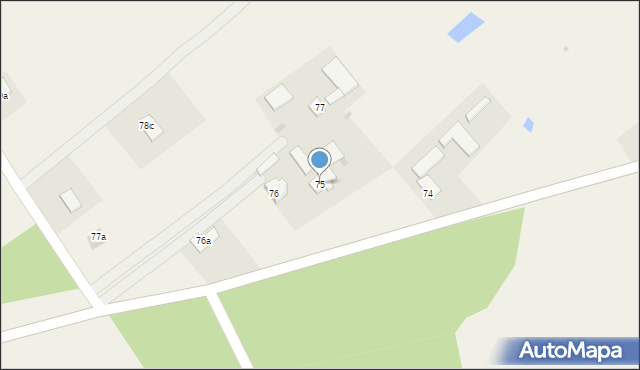 Bobrownickie Pole, Bobrownickie Pole, 75, mapa Bobrownickie Pole