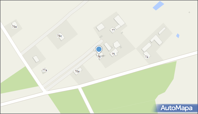 Bobrownickie Pole, Bobrownickie Pole, 76, mapa Bobrownickie Pole