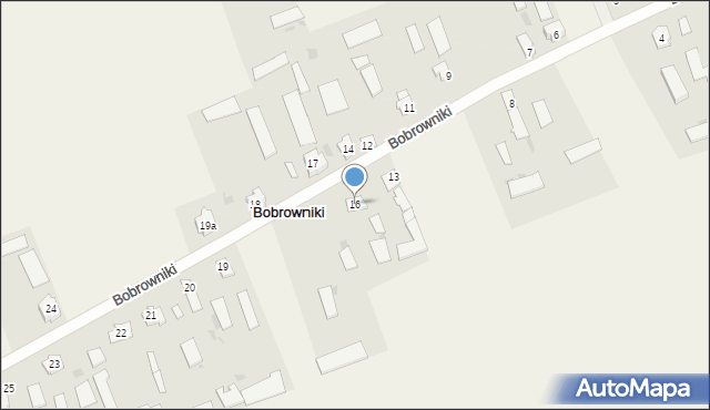 Bobrowniki, Bobrowniki, 16, mapa Bobrowniki