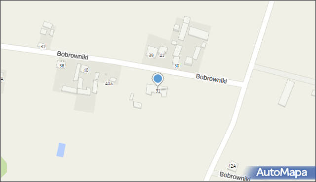 Bobrowniki, Bobrowniki, 31, mapa Bobrowniki