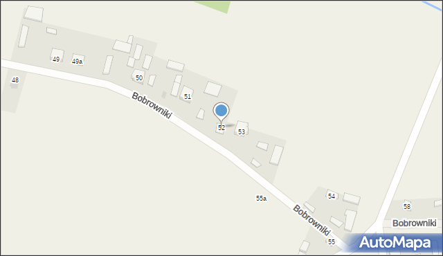 Bobrowniki, Bobrowniki, 52, mapa Bobrowniki
