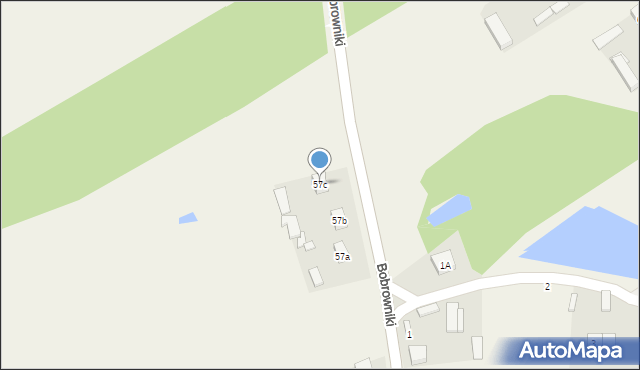 Bobrowniki, Bobrowniki, 57c, mapa Bobrowniki