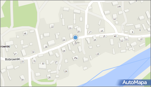 Bobrowniki, Bobrowniki, 23, mapa Bobrowniki