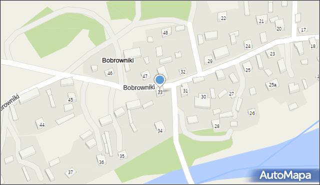 Bobrowniki, Bobrowniki, 33, mapa Bobrowniki