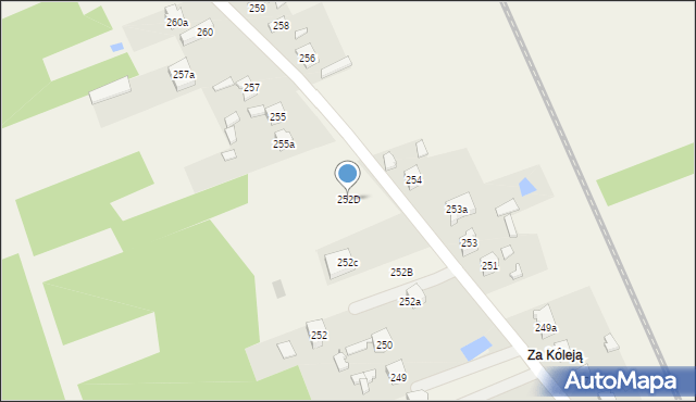 Bobrowniki, Bobrowniki, 252D, mapa Bobrowniki