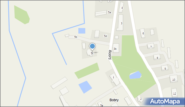 Bobry, Bobry, 5c, mapa Bobry