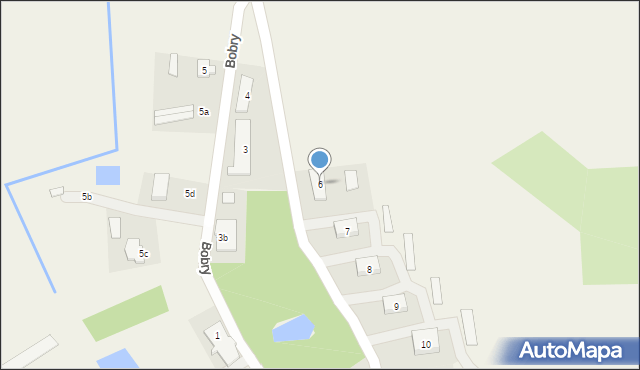 Bobry, Bobry, 6, mapa Bobry