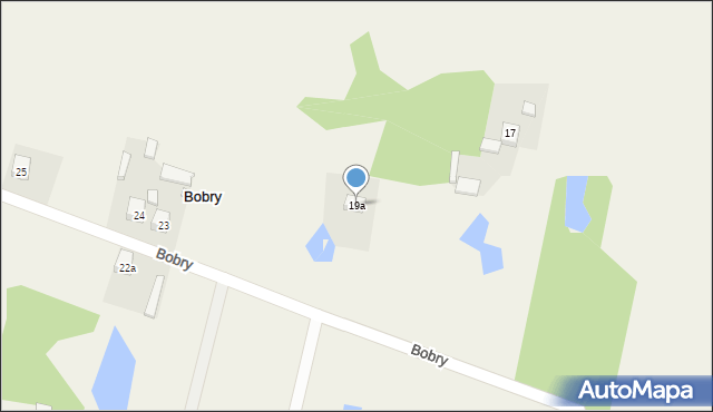 Bobry, Bobry, 19a, mapa Bobry