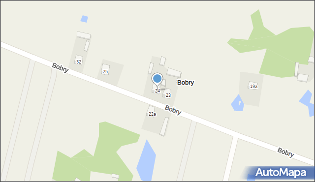 Bobry, Bobry, 24, mapa Bobry