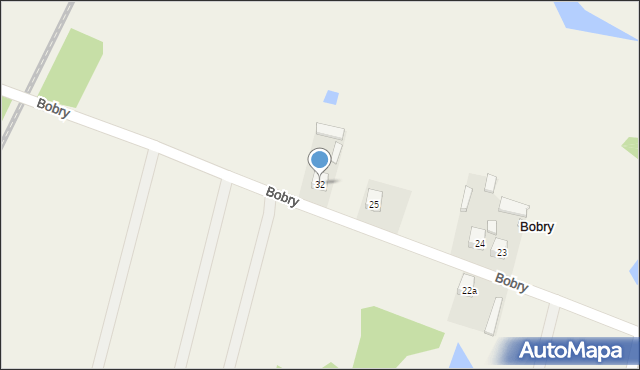 Bobry, Bobry, 32, mapa Bobry