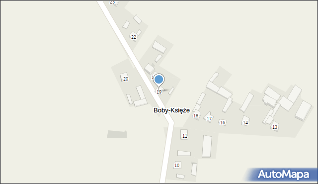 Boby-Księże, Boby-Księże, 19, mapa Boby-Księże