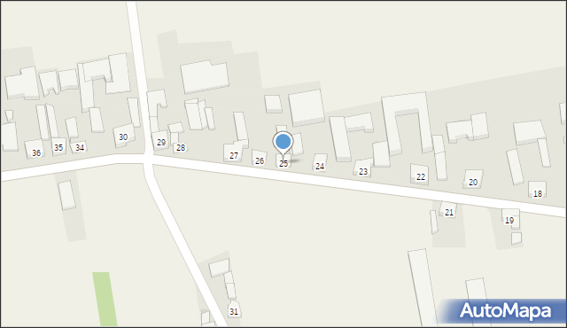 Bocheń, Bocheń, 25, mapa Bocheń