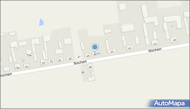 Bocheń, Bocheń, 44, mapa Bocheń