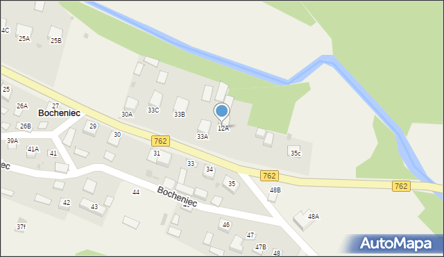 Bocheniec, Bocheniec, 12A, mapa Bocheniec