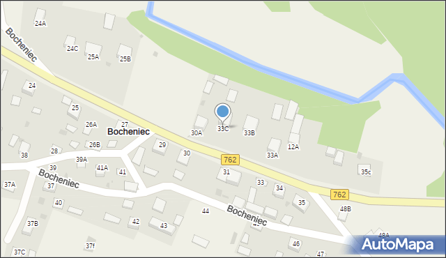 Bocheniec, Bocheniec, 33C, mapa Bocheniec