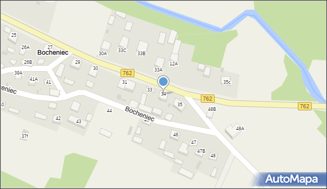 Bocheniec, Bocheniec, 34, mapa Bocheniec