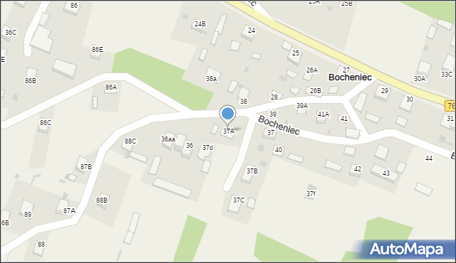 Bocheniec, Bocheniec, 37A, mapa Bocheniec