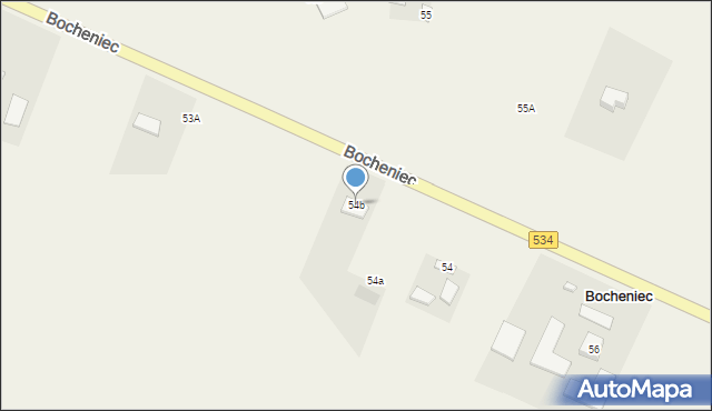 Bocheniec, Bocheniec, 54b, mapa Bocheniec